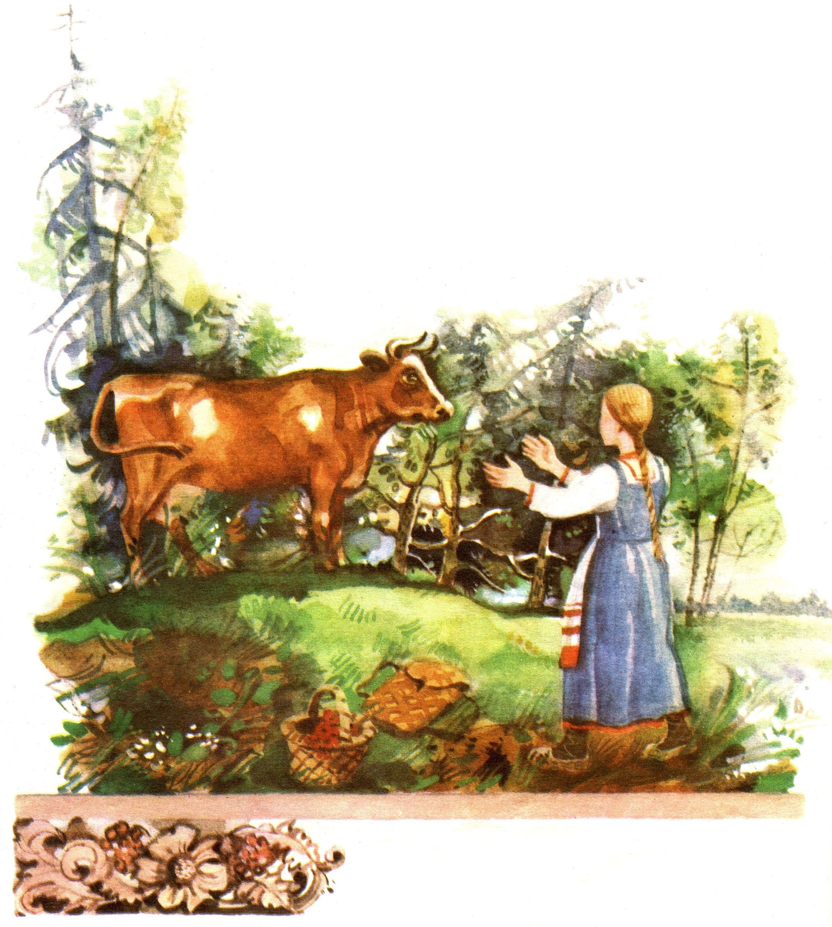 Картинки Васнецова коровушка